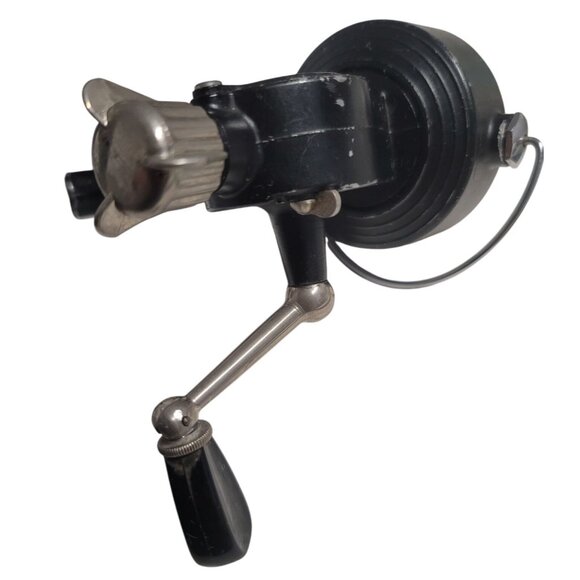 Vintage Recordette Switzerland Spinning Fishing Reel U.S. Patent No. 21 - Metal - Picture 3 of 14